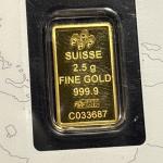 PAMP Suisse 2.5 Gram Gold Rose Bar