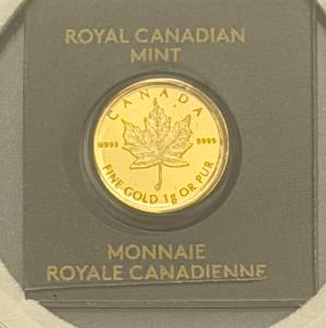 1 Gram 2015 Canada Gold Maple Leaf Coin