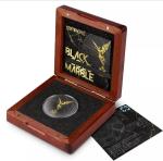 2024 Mexico Libertad Black & Gold Marble Coin