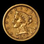 1851-O Liberty Head Gold Quarter Eagle Coin
