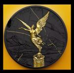 2024 Mexico Libertad Black & Gold Marble Coin