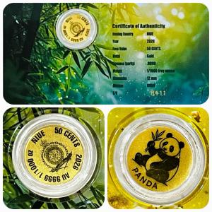 Chinese Panda Gold Coin 1/1000 Oz 2026