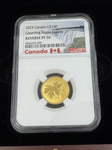2025 Canada 1/4 Oz Gold Maple Leaf Coin