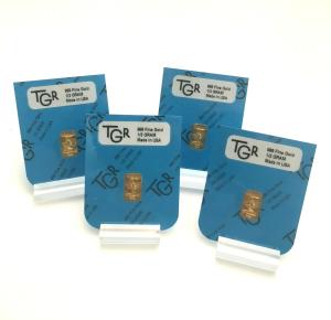 4X 1/3 Gram 24K Gold Bullion Bars