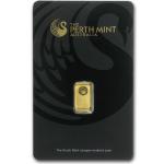 1 Gram Perth Mint Gold Bar with Assay