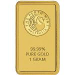 1 Gram Perth Mint Gold Bar with Assay