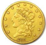 1835 $5 Classic Gold Half Eagle Coin