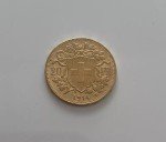 1914 B Switzerland Gold 20 Franc Coin 6.5g