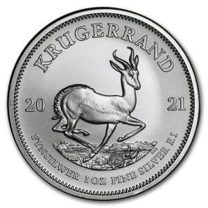 2021 1oz Silver South Africa Krugerrand Wildlife Coin