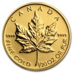 Canada 1/20 oz Gold Maple Leaf Coin
