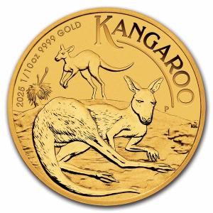 2025 Australia 1/10 oz Gold Kangaroo Coin