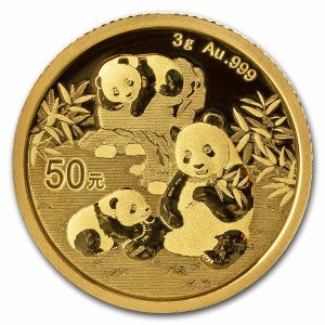 2025 China 3g Gold Panda Coin - Sealed