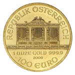 2009 Austrian Gold Philharmonic 100 Euro Coin