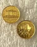 2 Gold 2025 Austria Philharmonic 1/10 oz Coins