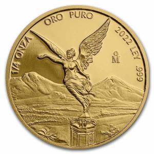 2022 Mexico 1/4 oz Gold Libertad Coin