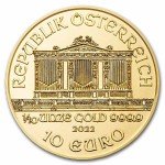2022 Austria 1/10 oz Gold Philharmonic Coin
