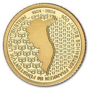 2024 Liechtenstein 1/2g Proof Gold Coin