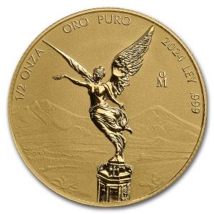 2024 Mexico 1/2 oz Gold Libertad Coin