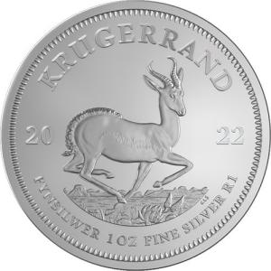 2022 South African Silver Krugerrand Coin 1 oz
