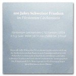 2024 Liechtenstein 1/2g Proof Gold Coin