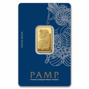 10g PAMP Lady Fortuna Gold Bar - Veriscan