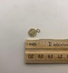 14k Gold Mini Krugerrand Pendant Charm