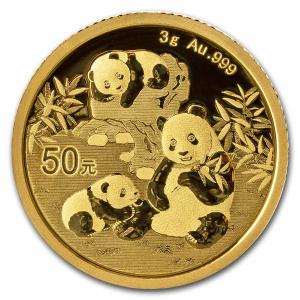 2025 China 3g Gold Panda Coin - Sealed
