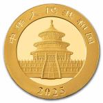 2025 China 3g Gold Panda Coin - Sealed