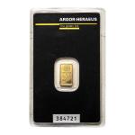 Argor-Heraeus 1 Gram Gold Bar in Assay