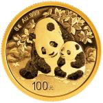 2024 100 Yuan Gold Chinese Panda Coin 8g