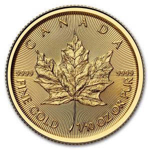 2025 Canadian 1/10 oz Gold Maple Leaf Coin