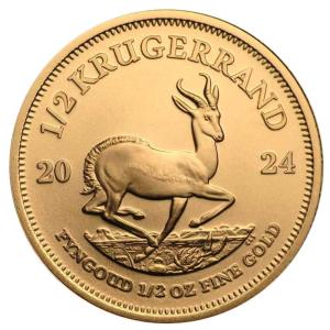 2024 South Africa Gold Krugerrand 1/2 oz Minted