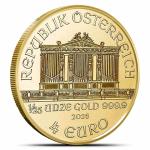 2026 Austrian Gold Philharmonic 1/25 oz Coin