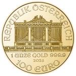 Austria 2025 €100 1oz Gold Philharmonic Coin