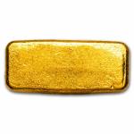 Engelhard 2 oz Gold Poured Bar .999 Fine