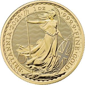 2025 Gold Britannia £100 1 oz Coin