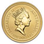 1993 Australia 1 oz Gold Kangaroo Coin