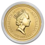 1993 Australia 1 oz Gold Kangaroo Coin