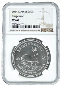 2024 South Africa 1oz Silver Krugerrand Coin