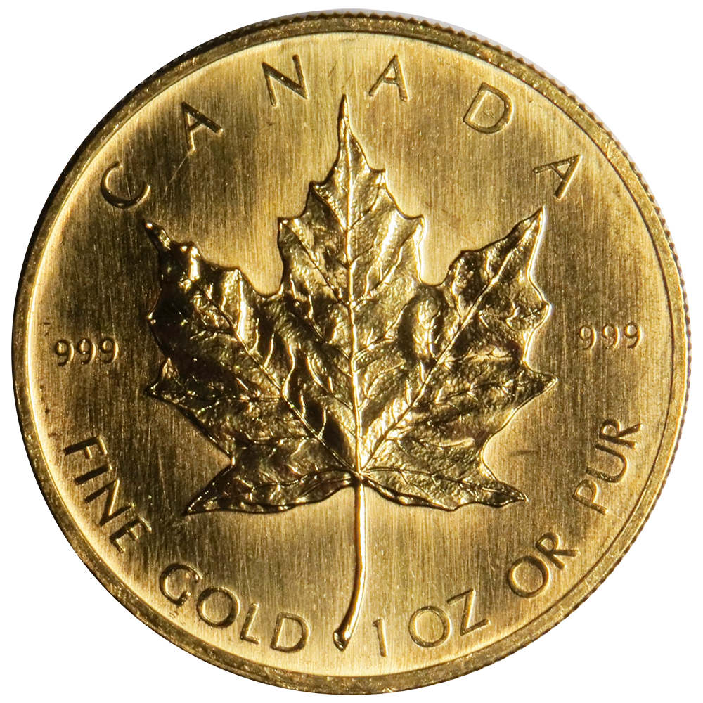 1979 $50 Canadian Maple Leaf Gold Coin 1 oz