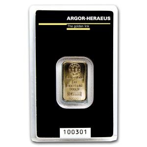 Argor-Heraeus 5 Gram Gold KineBar