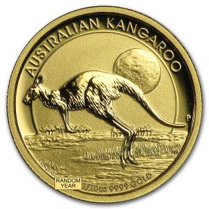 1/10 oz Australian Gold Kangaroo Coin - Random Year