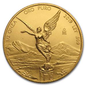 2019 Mexico 1/2 oz Gold Libertad Coin