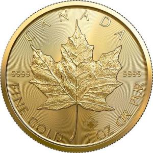 2023 Canadian Gold Maple Leaf Coin - 1 oz