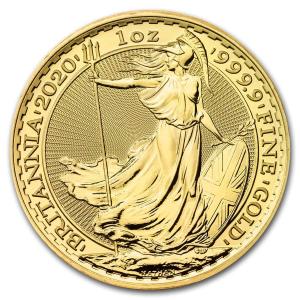 2020 Gold Britannia 1 oz Coin from Britain
