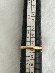 1990 Chinese Panda Coin Ring 14K Gold Size 6
