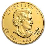 Canadian Gold Maple Leaf Coin - 1 oz .9999 Fine