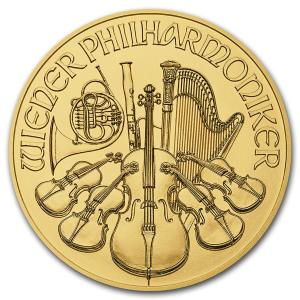 Austria Gold Philharmonic 1/25 oz Coin