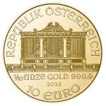 Austria 2025 Gold Philharmonic €10 Coin