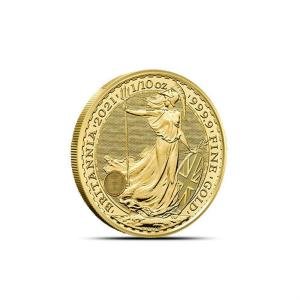 2021 British Gold Britannia Coin 1/10 oz